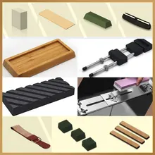 Sink Bridge Holder Angle Guide Correction Stone Leather Board Polishing Paste Bamboo Base Whetstone Knife Sharpener Kitchen Tool