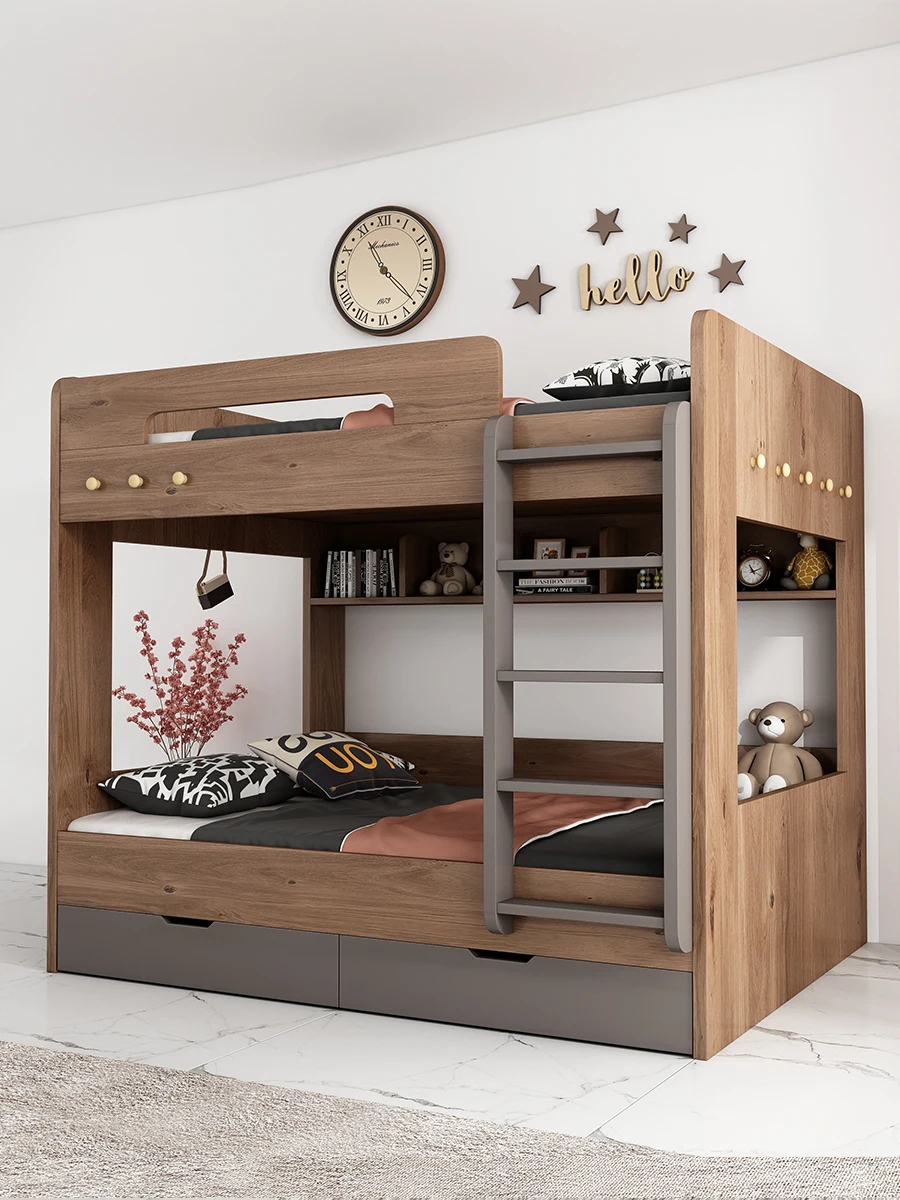 Same width double decker parallel high and low bed adult upper and lower bunk bed children's bed modern mother child bed adult
Same width double decker parallel high and low bed adult upper and lower bunk bed children's bed modern mother child bed adult