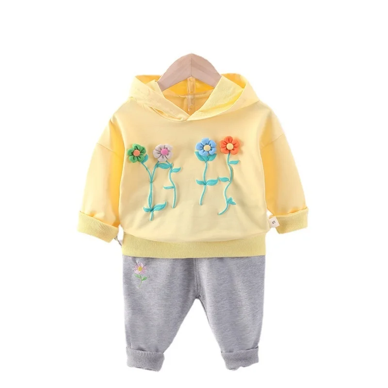 New Spring Autumn Baby Girl Clothes Suit Children Fashion Hooded T-Shirt Pants 2Pcs/Sets Toddler Casual Costume Kids Tracksuits
New Spring Autumn Baby Girl Clothes Suit Children Fashion Hooded T-Shirt Pants 2Pcs/Sets Toddler Casual Costume Kids Tracksuits