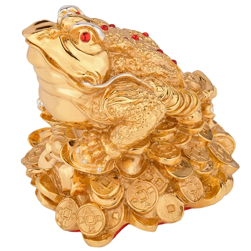 Pure copper gilt small money toad ornaments opening gifts home living room entrance
Pure copper gilt small money toad ornaments opening gifts home living room entrance