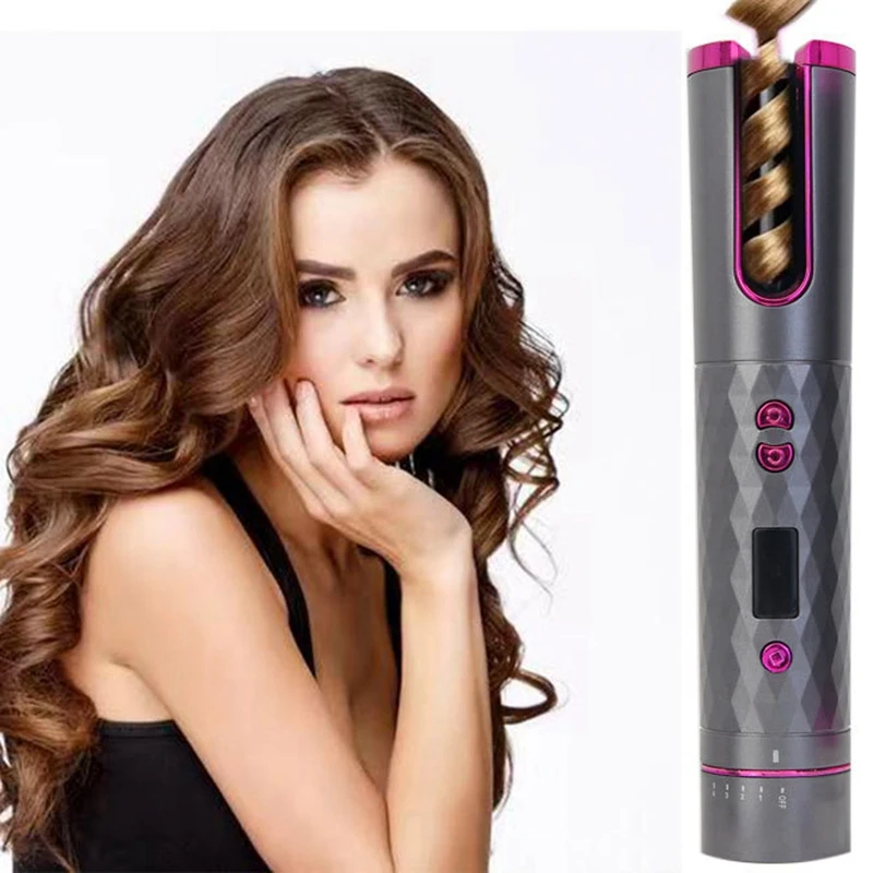 Cordless Automatic Hair Curler Iron USB LCD Display Wireless Ceramic Rotating Curling Iron Curling Iron Hair Tools
Cordless Automatic Hair Curler Iron USB LCD Display Wireless Ceramic Rotating Curling Iron Curling Iron Hair Tools