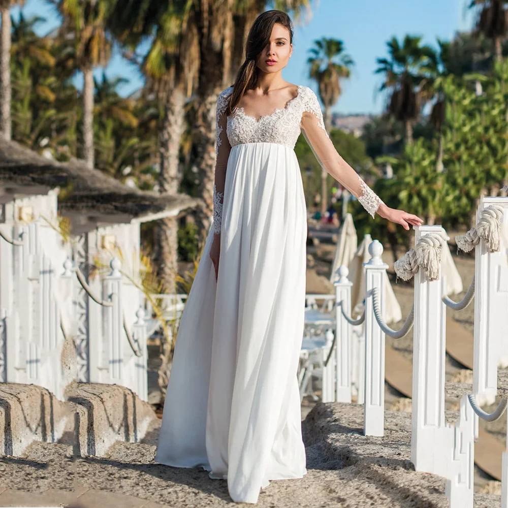 Boho Wedding Dress Sleeveless Lace Applique Floor-Length V-Neck Backless Bridal Gown Summer Robe De Mariée
Boho Wedding Dress Sleeveless Lace Applique Floor-Length V-Neck Backless Bridal Gown Summer Robe De Mariée