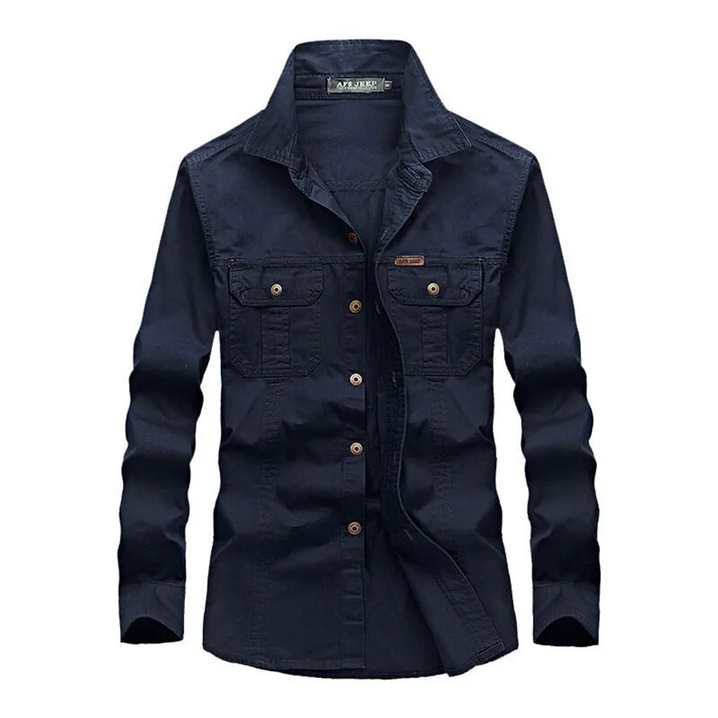 Мужская хлопковая Рабочая Рубашка с несколькими карманами, рабочая одежда с отложным воротником и длинными рукавами, Пляжная уличная одежд...
Мужская хлопковая Рабочая Рубашка с несколькими карманами, рабочая одежда с отложным воротником и длинными рукавами, Пляжная уличная одежд...