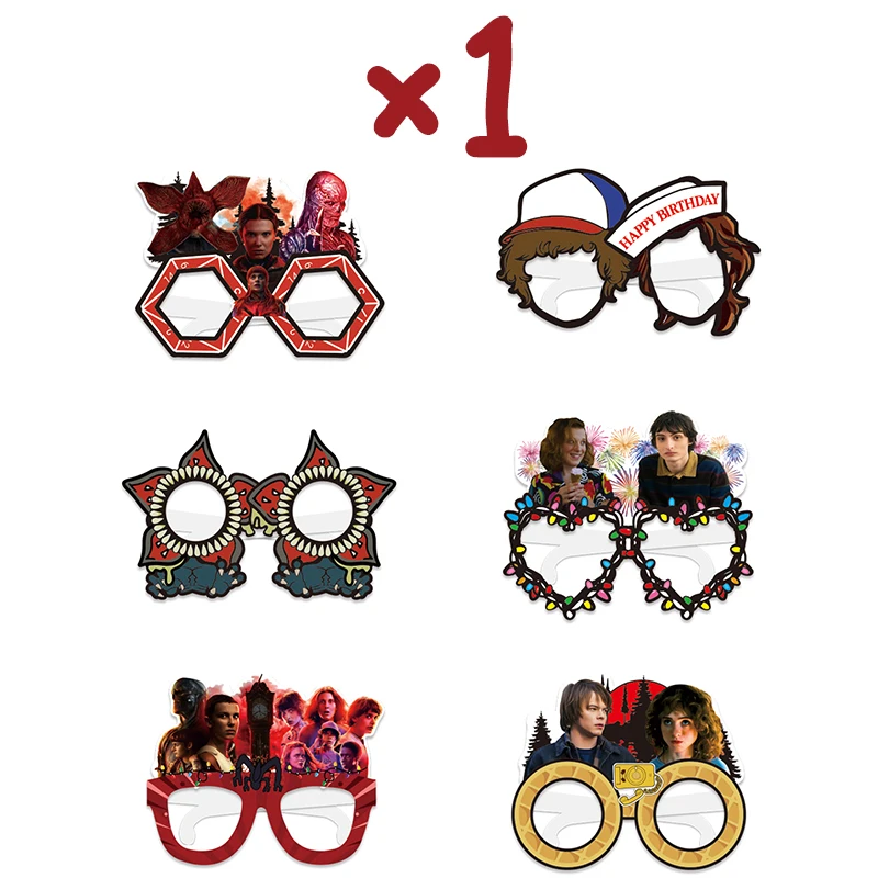 Бумажные очки для вечеринки Stranger Things, Bandai
Бумажные очки для вечеринки Stranger Things, Bandai