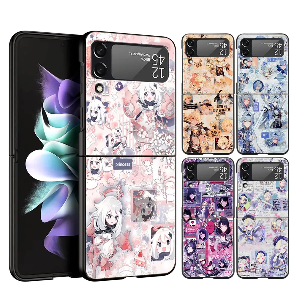 For Samsung Galaxy Z Flip 3 4 5G Hard Black Folding PC Phone Case Genshin Impact Customized For Samsung Z Flip3 Back Cover Shell
For Samsung Galaxy Z Flip 3 4 5G Hard Black Folding PC Phone Case Genshin Impact Customized For Samsung Z Flip3 Back Cover Shell