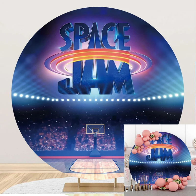 Custom Circle Background Cartoon Ball Sports Space Basketball Boy Birthday Party Decoration Banner Round Photography Backdrops
Custom Circle Background Cartoon Ball Sports Space Basketball Boy Birthday Party Decoration Banner Round Photography Backdrops