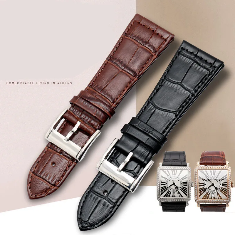 Genuine leather bracelet 26mm 22mm 30mm watchband for FM6000H / DIESEL strap wristwatches band double head layer cowhide belt
Genuine leather bracelet 26mm 22mm 30mm watchband for FM6000H / DIESEL strap wristwatches band double head layer cowhide belt