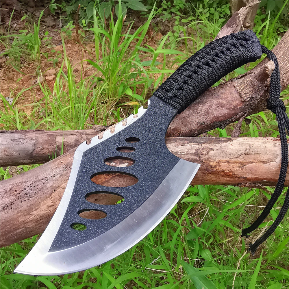 Portable Outdoor Jungle Camping Multifunctional Non-slip Handle Stainless Steel Axe Household Kitchen Chopping Axe 
Portable Outdoor Jungle Camping Multifunctional Non-slip Handle Stainless Steel Axe Household Kitchen Chopping Axe