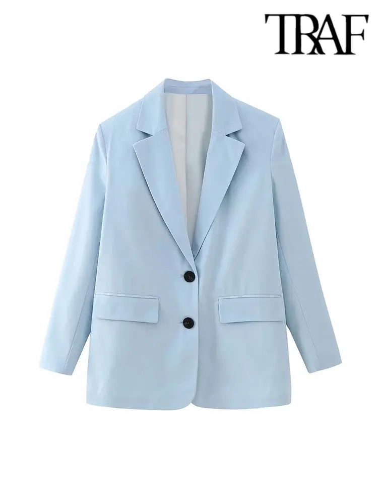 Женский однобортный Блейзер TRAF, офисный свободный классический пиджак, шикарная верхняя одежда, 2023
Женский однобортный Блейзер TRAF, офисный свободный классический пиджак, шикарная верхняя одежда, 2023