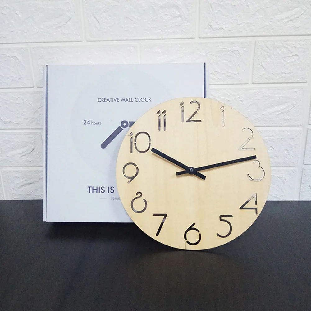 Decoration Wall Clock Wall Clock Wooden 1pcs 200g Basswood Diameter 24cm Electronic Clock Living Room Brand New
Decoration Wall Clock Wall Clock Wooden 1pcs 200g Basswood Diameter 24cm Electronic Clock Living Room Brand New
