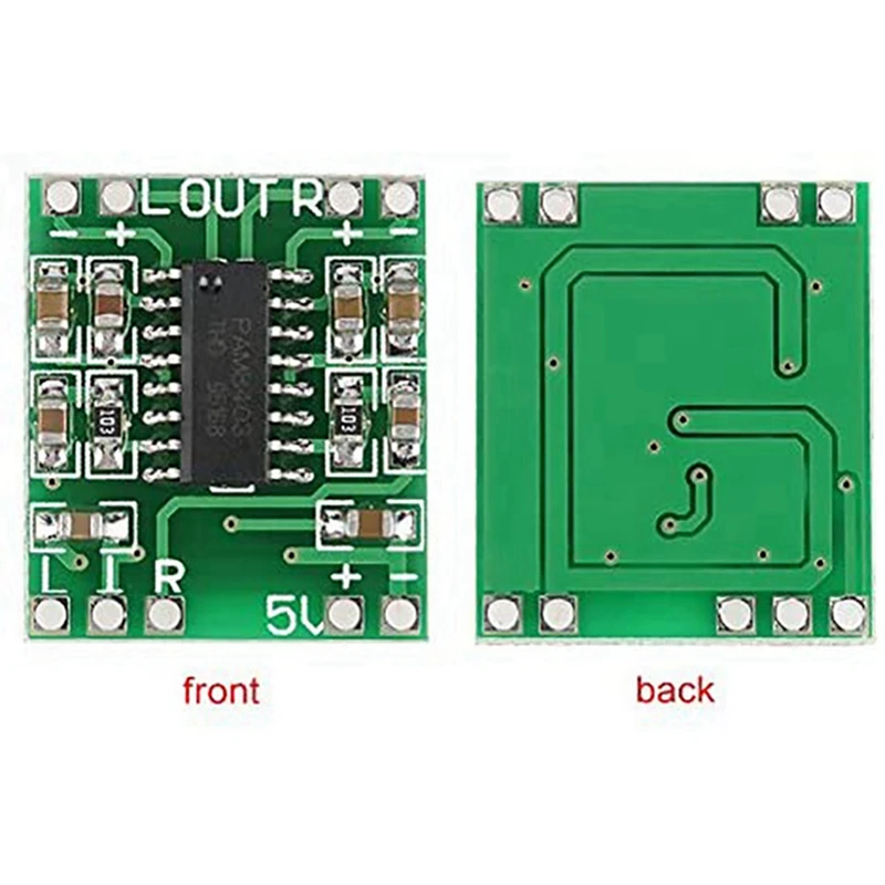 10 Pcs Digital Power Amplifier Board,2X3W Type D PAM8403 Audio Module DC 5V Digital Audio Amplifier Board Module
10 Pcs Digital Power Amplifier Board,2X3W Type D PAM8403 Audio Module DC 5V Digital Audio Amplifier Board Module