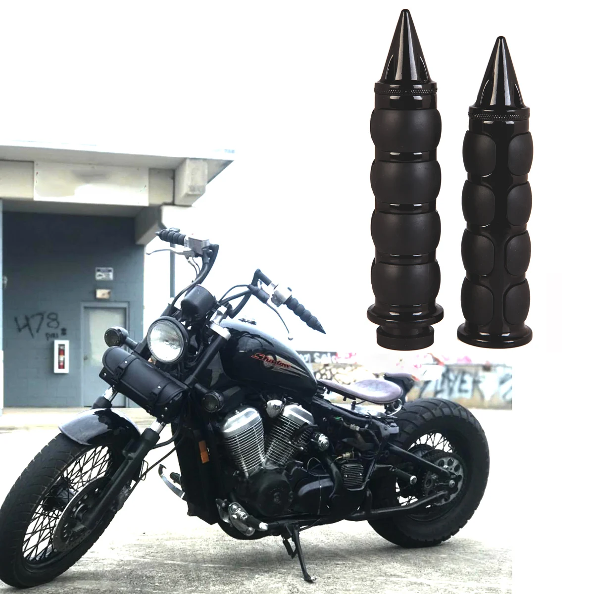 7/8'' 4-Ring Air Cushioned Hand Grips w/ Throttle For Harley Honda Kawasaki Suzuki Yamaha Bikes Cruiser Chopper Custom
7/8'' 4-Ring Air Cushioned Hand Grips w/ Throttle For Harley Honda Kawasaki Suzuki Yamaha Bikes Cruiser Chopper Custom