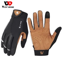 WEST BIKING Touch Screen Men Sports Cycling Gloves Women MTB Bike Gloves Motorcycle Bicycle Gloves Fitness Running Gym Riding