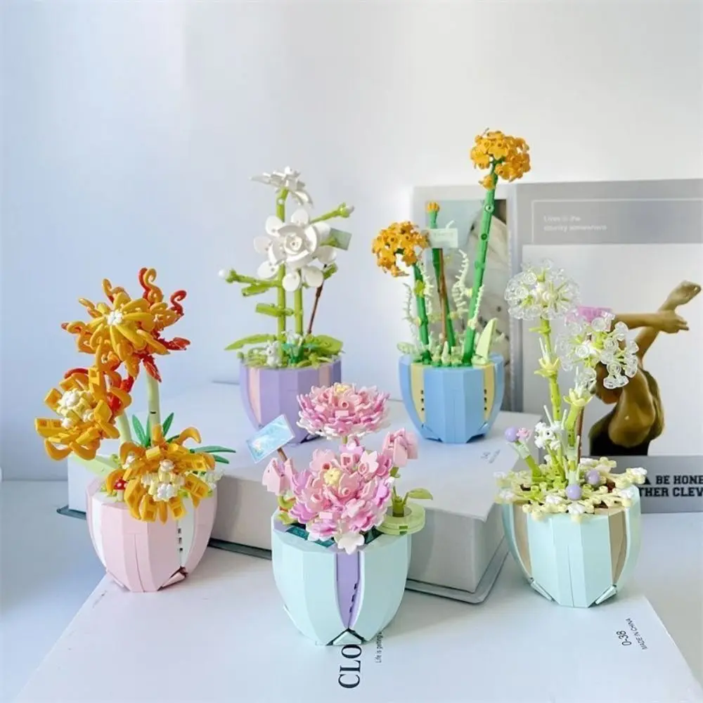 Building Block Bouquet 3D Model Toy Home Decoration Plant Potted Lotus Flower Assembly Brick Girl Birthday Present Child Gift
Building Block Bouquet 3D Model Toy Home Decoration Plant Potted Lotus Flower Assembly Brick Girl Birthday Present Child Gift
