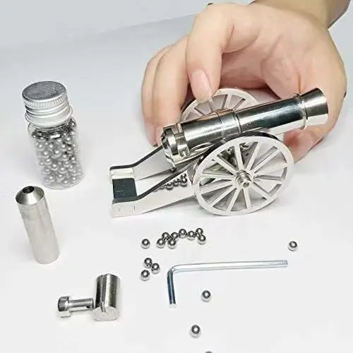 Miniature Napoleon Cannon Metal Naval Desktop Model Artillery Kit for Collection
Miniature Napoleon Cannon Metal Naval Desktop Model Artillery Kit for Collection