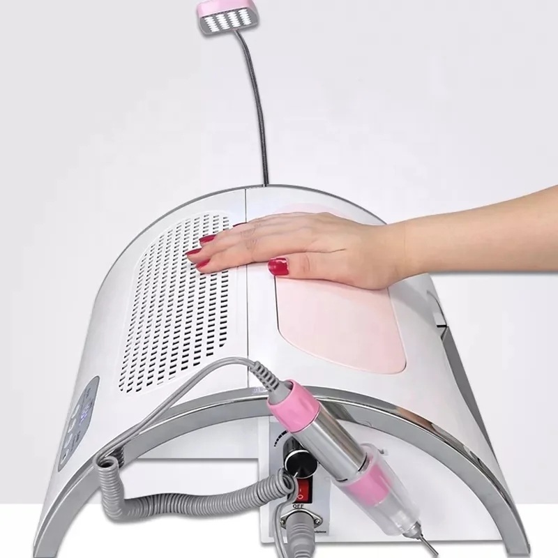 Strong Drill 6 In 1 Desk UV Led Nail Lamp Electric Nail Drill Bits Dust Collector 25000RPM Nail Machine
Strong Drill 6 In 1 Desk UV Led Nail Lamp Electric Nail Drill Bits Dust Collector 25000RPM Nail Machine
