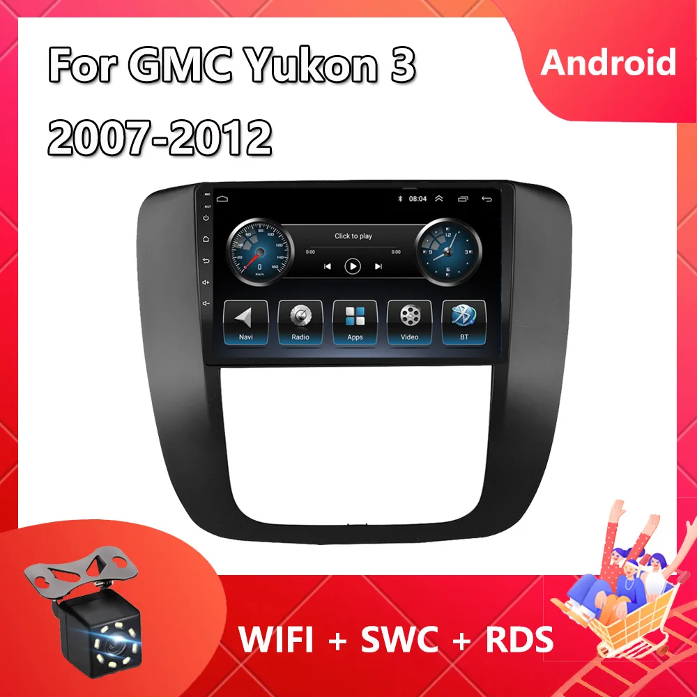 Автомагнитола 2DIN для GMC Yukon 3 2007-2012, Android 10, навигация, GPS, мультимедийный плеер, сенсорный экран 1024*600 HD, Bluetooth Carplay
Автомагнитола 2DIN для GMC Yukon 3 2007-2012, Android 10, навигация, GPS, мультимедийный плеер, сенсорный экран 1024*600 HD, Bluetooth Carplay