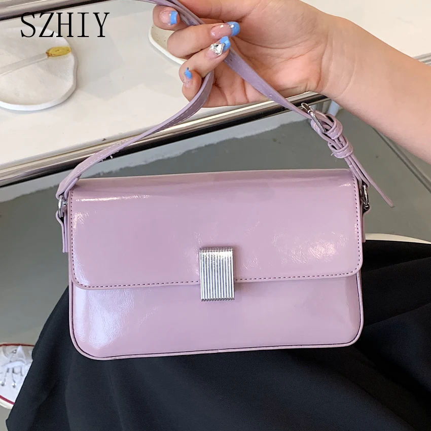 Luxury Designer Small Square Bag Ladies Fashion Bright Leather One-shoulder Crossbody Purse for Women Handbag Bandolera Mujer
Luxury Designer Small Square Bag Ladies Fashion Bright Leather One-shoulder Crossbody Purse for Women Handbag Bandolera Mujer