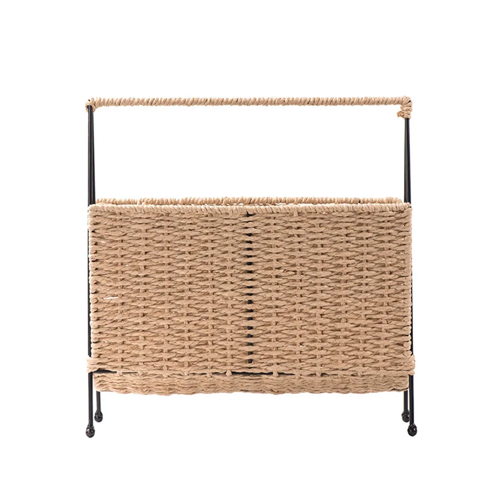 Bohemian Style Magazine Rack Handmade Woven Storage Baskets Japanese Straw Basket For Store Snacks Sundries Books Newspapers
Bohemian Style Magazine Rack Handmade Woven Storage Baskets Japanese Straw Basket For Store Snacks Sundries Books Newspapers