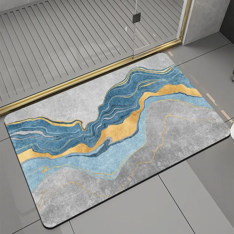 Modern Minimalist Super Absorbent Bath Mat Shower Rug Bathroom Soft Diatomaceous Mud Floor Mat Anti Slip Quick Drying Foot Mat
Modern Minimalist Super Absorbent Bath Mat Shower Rug Bathroom Soft Diatomaceous Mud Floor Mat Anti Slip Quick Drying Foot Mat