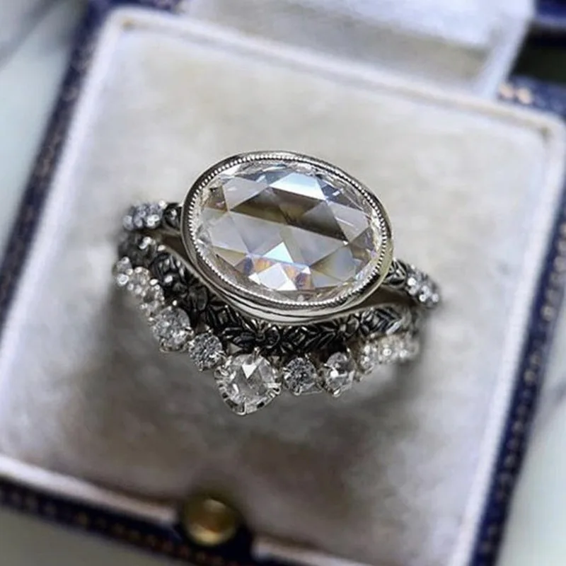 Whole Sale Trendy Golden Color Crown Crystal Oval Zircon Luxury Metal Wedding Anniversary Ring Women
Whole Sale Trendy Golden Color Crown Crystal Oval Zircon Luxury Metal Wedding Anniversary Ring Women