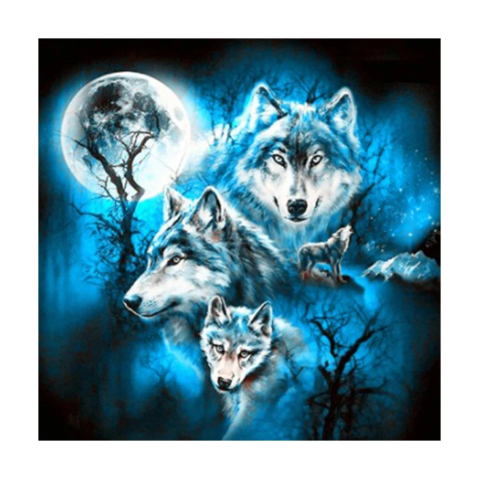 5D DIY Diamond Painting Wolf Rhinestone Picture Full Diamond Embroidered Animal Cross Stitch Kit Mosaic Gift Home Decoration
5D DIY Diamond Painting Wolf Rhinestone Picture Full Diamond Embroidered Animal Cross Stitch Kit Mosaic Gift Home Decoration