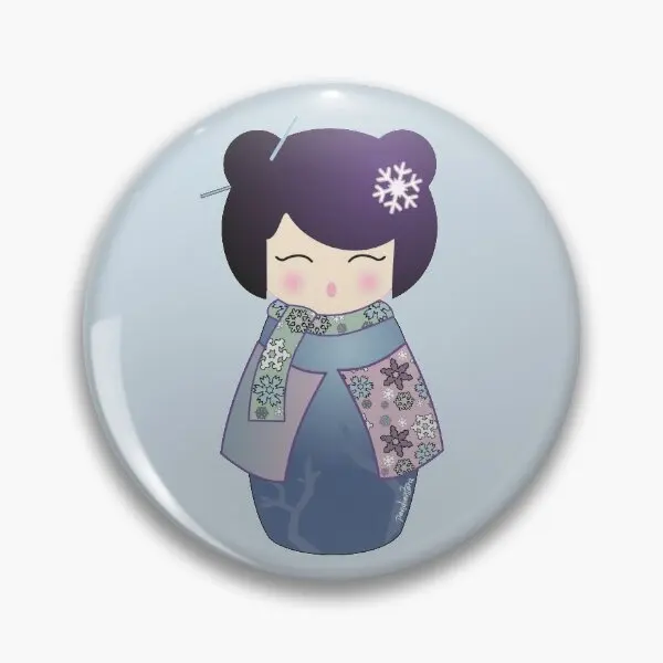 Winter Kokeshi Soft Button Pin Jewelry Badge Collar Lapel Pin Fashion Lover Funny Hat Clothes Metal Cartoon Creative Cute Gift
Winter Kokeshi Soft Button Pin Jewelry Badge Collar Lapel Pin Fashion Lover Funny Hat Clothes Metal Cartoon Creative Cute Gift