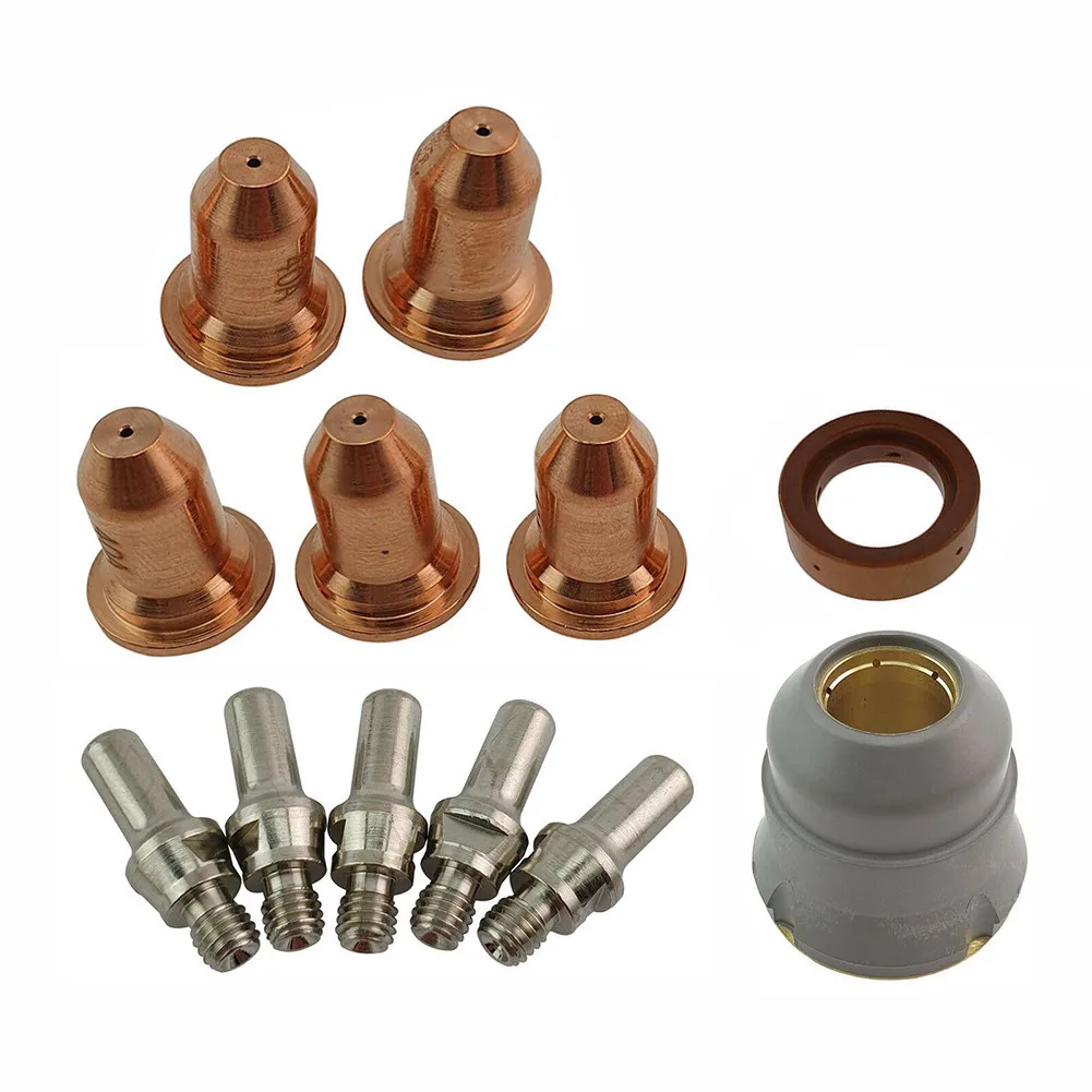 12pcs Torch Consumable Kit For CUT30 PC210 Plasma Cutter SC30 / LC25 Nozzles Electrodes Cutting Soldering Tool Cutter
12pcs Torch Consumable Kit For CUT30 PC210 Plasma Cutter SC30 / LC25 Nozzles Electrodes Cutting Soldering Tool Cutter