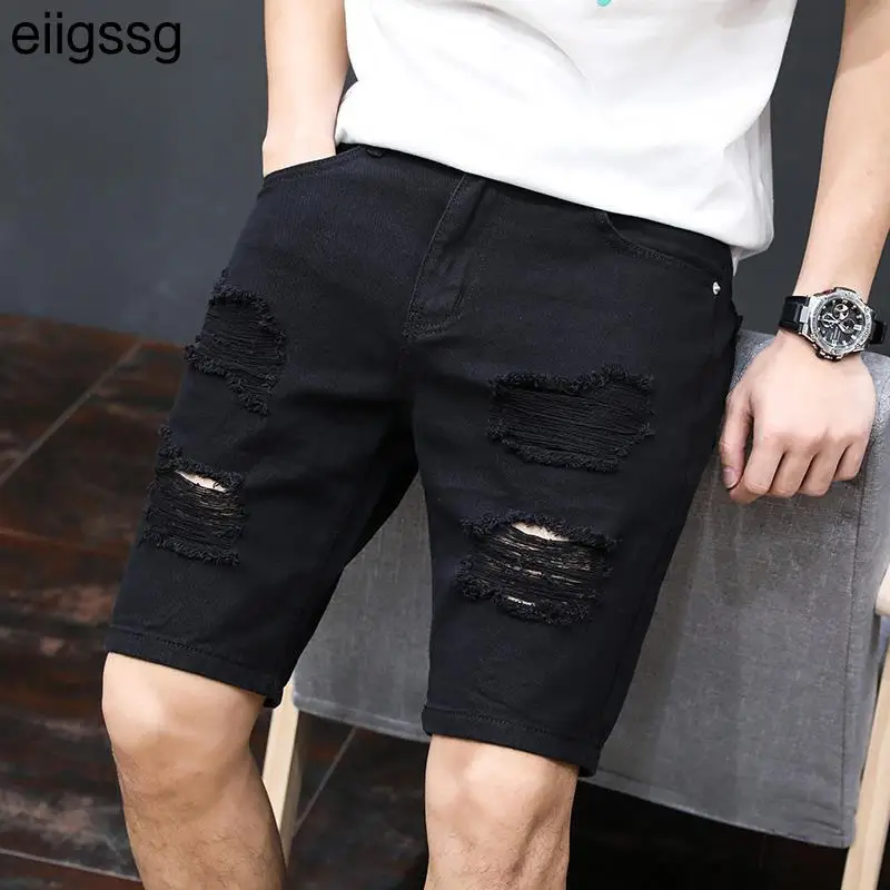 Men's Shorts 2022 Summer New Casual Jeans Shorts Knee Slim Fit Large Size Ripped Pants Cotton High Quality Fashion Men's Pants
Men's Shorts 2022 Summer New Casual Jeans Shorts Knee Slim Fit Large Size Ripped Pants Cotton High Quality Fashion Men's Pants