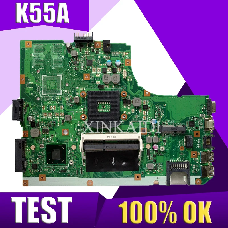 XinKaidi K55A Laptop motherboard for ASUS K55A A55V K55VD K55V K55 Test original mainboard GM
XinKaidi K55A Laptop motherboard for ASUS K55A A55V K55VD K55V K55 Test original mainboard GM