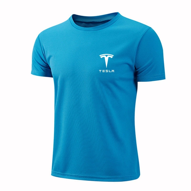 Tesla Summer T Shirt Breathable Shirts Quick Dry Sport Men Leisure Short Sleeves Casual Ice Silk T-shirt Solid Loose O-neck
Tesla Summer T Shirt Breathable Shirts Quick Dry Sport Men Leisure Short Sleeves Casual Ice Silk T-shirt Solid Loose O-neck