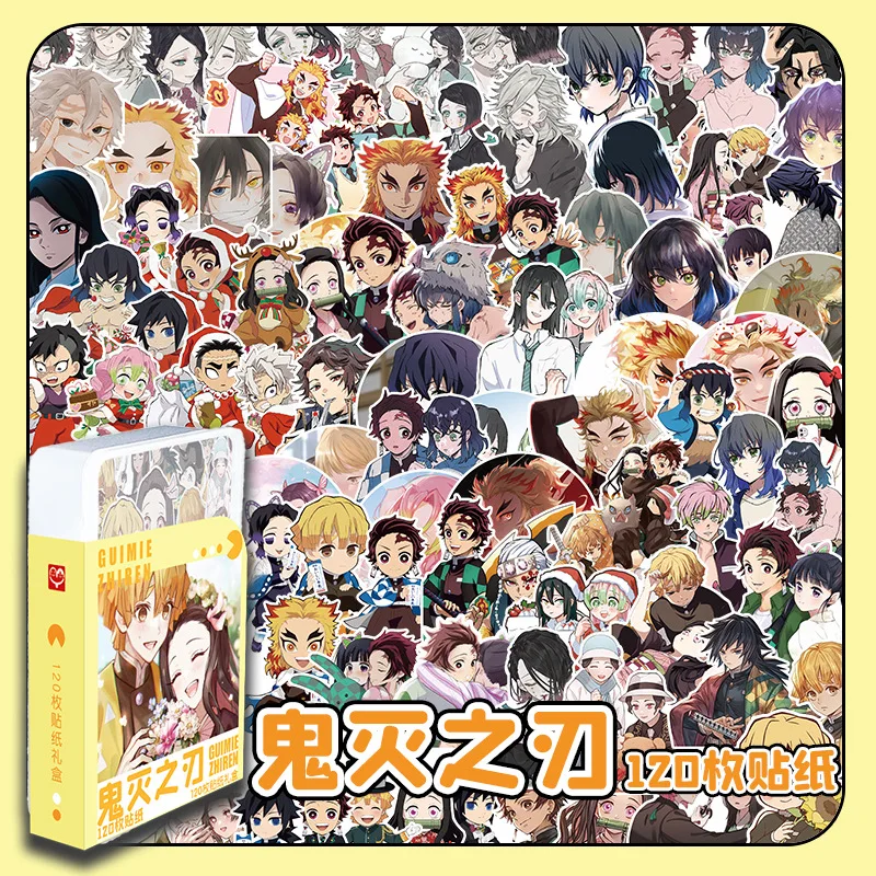 120Pcs Demon Slayer Kimetsu No Yaiba Anime Sticker Gift Box for Laptop Luggage Sticker Kids Stickers
120Pcs Demon Slayer Kimetsu No Yaiba Anime Sticker Gift Box for Laptop Luggage Sticker Kids Stickers