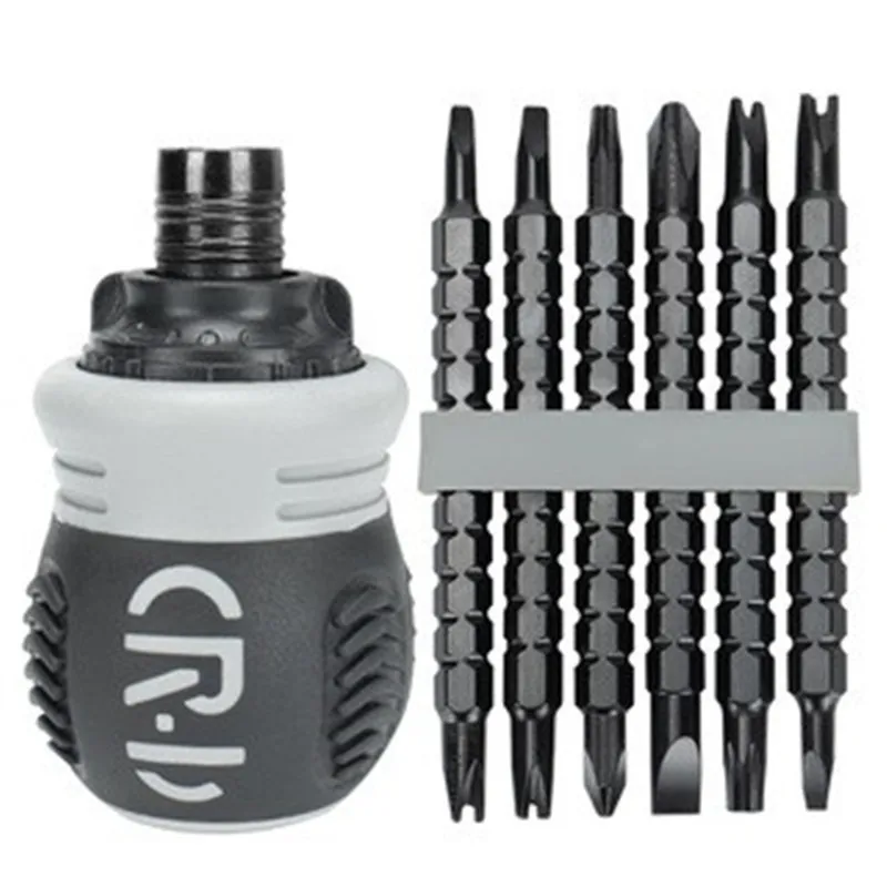 13 Набор отверток с храповым механизмом, магнитная двухцелевая головка, телескопическая экономичная отвертка, ручной инструмент MYHJS 
13 Набор отверток с храповым механизмом, магнитная двухцелевая головка, телескопическая экономичная отвертка, ручной инструмент MYHJS