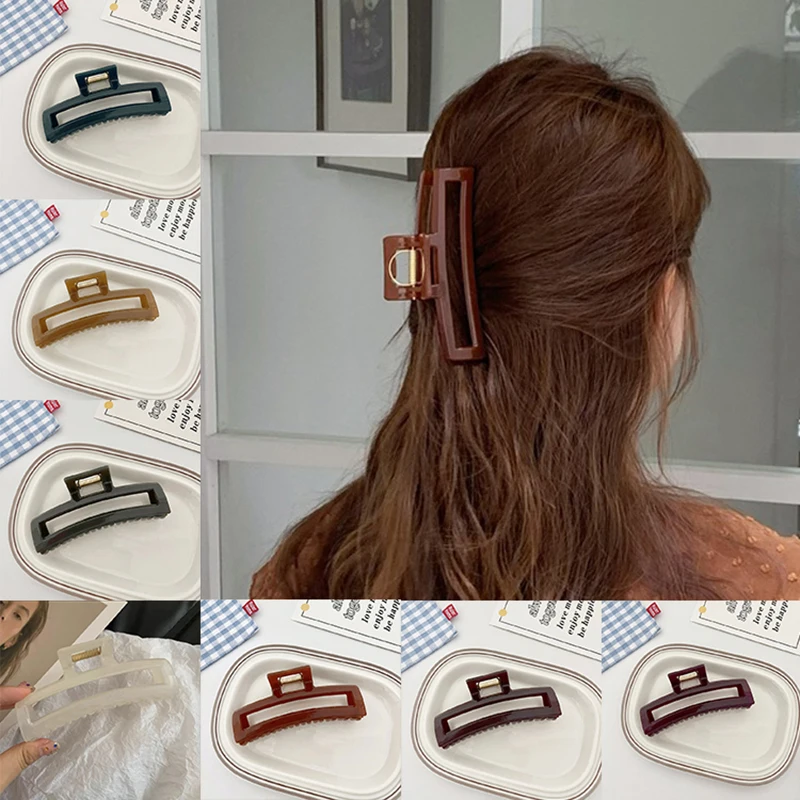 Pure Color Oversized Catch Clip Chestnut Brown Series Hair Claws Geometric Crab Clip Hairpins Chic Hair Accessories Jewelry
Pure Color Oversized Catch Clip Chestnut Brown Series Hair Claws Geometric Crab Clip Hairpins Chic Hair Accessories Jewelry