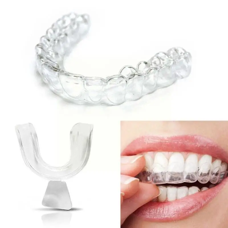 New 2pcs Silicone Night Mouth Guard for Teeth Clenching Grinding Dental Bite Sleep Aid Whitening Teeth Mouth Tray Z4W8
New 2pcs Silicone Night Mouth Guard for Teeth Clenching Grinding Dental Bite Sleep Aid Whitening Teeth Mouth Tray Z4W8
