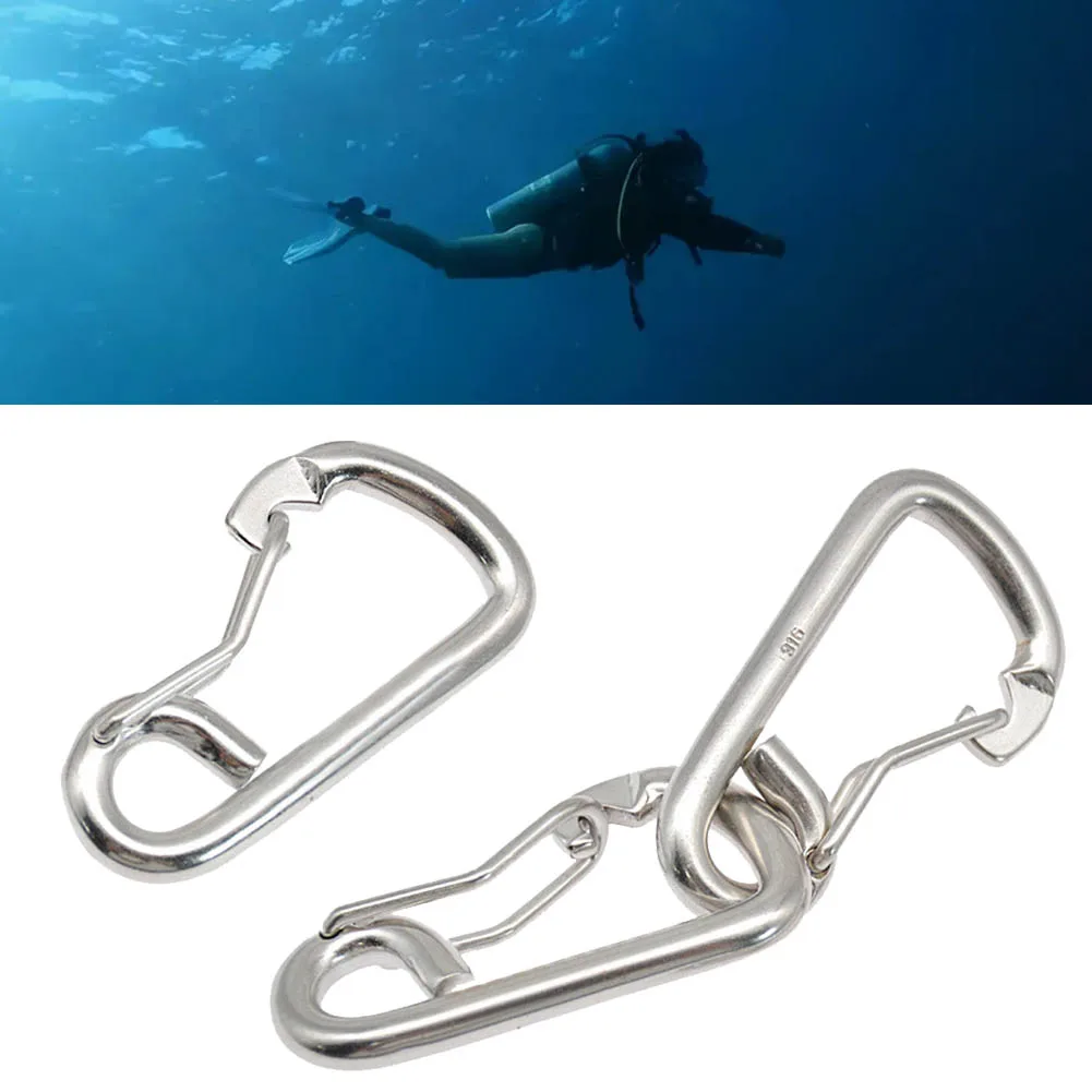 Accessories Carabine Carabiner Diving Hook Lightweight 80mm Portable Safety Scuba 316 Stainless-Steel Anti-corrosion
Accessories Carabine Carabiner Diving Hook Lightweight 80mm Portable Safety Scuba 316 Stainless-Steel Anti-corrosion