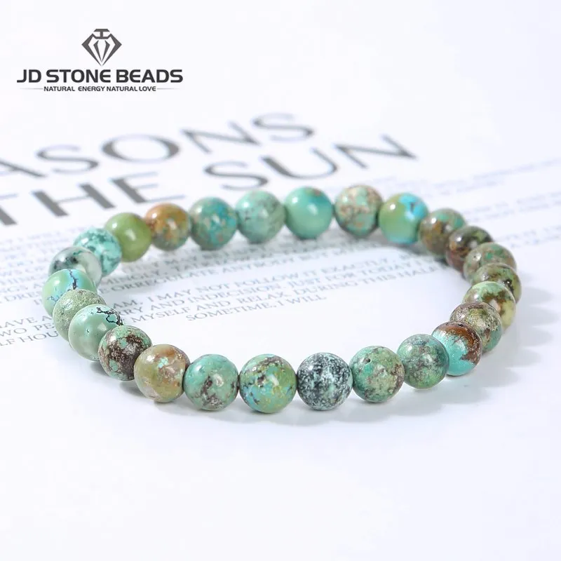 Natural ubei Turquoise Beads Bracelet Women Green Colorful Stone Polished Strand Bangles Femme Fashion Jewelry For Bestfriend
Natural ubei Turquoise Beads Bracelet Women Green Colorful Stone Polished Strand Bangles Femme Fashion Jewelry For Bestfriend