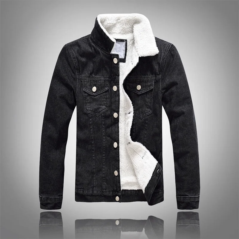 Men Winter Solid Casual Jacket 2023 New Men's Bomber Denim Jacket Fashion Jean Biker Coat Woolen Lined Leisure Coat Plus Size
Men Winter Solid Casual Jacket 2023 New Men's Bomber Denim Jacket Fashion Jean Biker Coat Woolen Lined Leisure Coat Plus Size