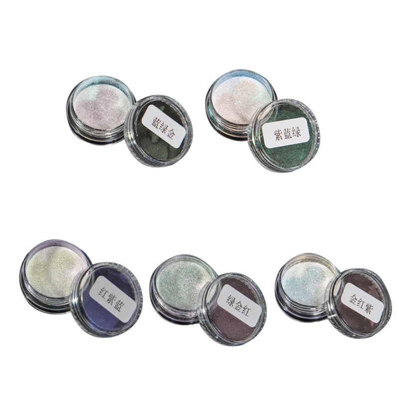 5 Color Color Shift Mica Pigment Powder Update Chrome Pigment Powder for Paint
5 Color Color Shift Mica Pigment Powder Update Chrome Pigment Powder for Paint