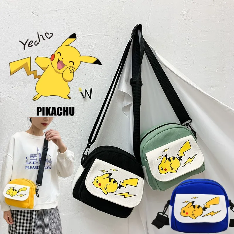 Pokemon Canvas Shoulder Bag Anime Pikachu Daily Travel Versatile Storage Bag Student Cartoon Print Messenger Bag Children's Gift
Pokemon Canvas Shoulder Bag Anime Pikachu Daily Travel Versatile Storage Bag Student Cartoon Print Messenger Bag Children's Gift