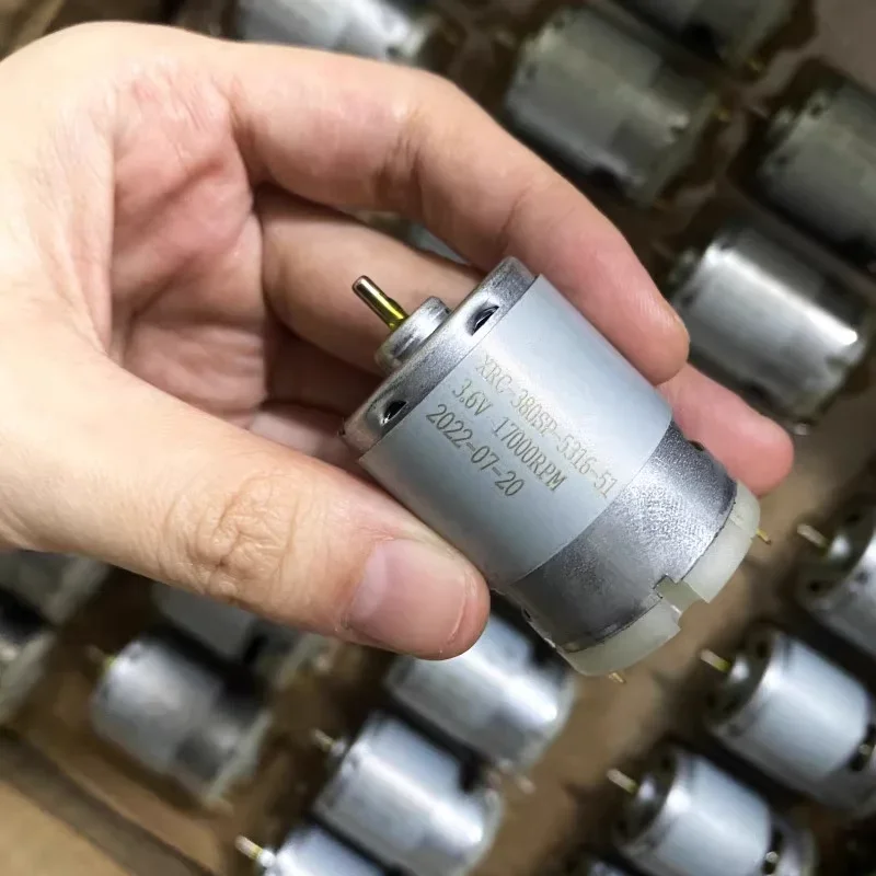 380SP-5316 Двигатель постоянного тока 3,6 В 17000 об/мин Высокоскоростной D-вал Большой крутящий момент для электрической отвертки/дрели/электрических инструментов/игрушки для хобби
380SP-5316 Двигатель постоянного тока 3,6 В 17000 об/мин Высокоскоростной D-вал Большой крутящий момент для электрической отвертки/дрели/электрических инструментов/игрушки для хобби