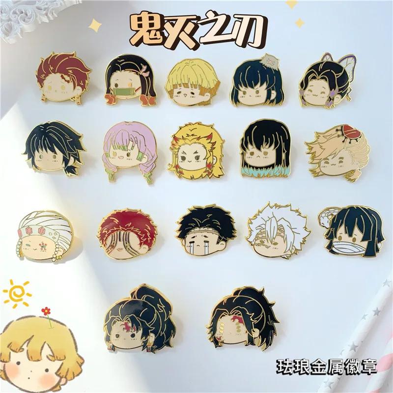 Anime Demon Slayer Brooch Cospaly Cartoon Enamel Kimetsu No Yaiba Brooch Pin Badge Costume Prop
Anime Demon Slayer Brooch Cospaly Cartoon Enamel Kimetsu No Yaiba Brooch Pin Badge Costume Prop