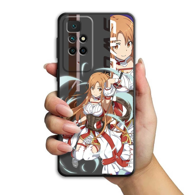 

Sword Art Online SAO Kirito Anime Japan Funda Case For Xiaomi Redmi 9 9a K40 K50 Gaming 9c 10 10c 12c 10a K40s Pro A1 Plus K60