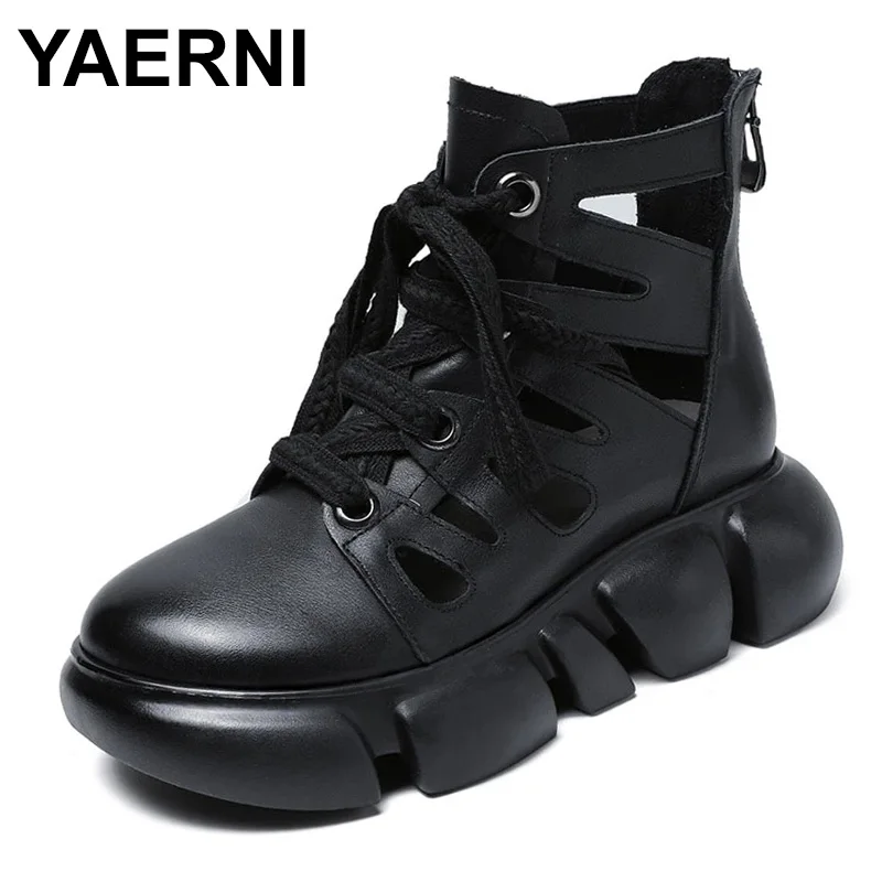 Summer Ladies Retro Sandals Platform High Top Luxury Design Fashion Laces Lace Up Boots Open Toe Soft Sneaker Outdoor Breathable
Summer Ladies Retro Sandals Platform High Top Luxury Design Fashion Laces Lace Up Boots Open Toe Soft Sneaker Outdoor Breathable