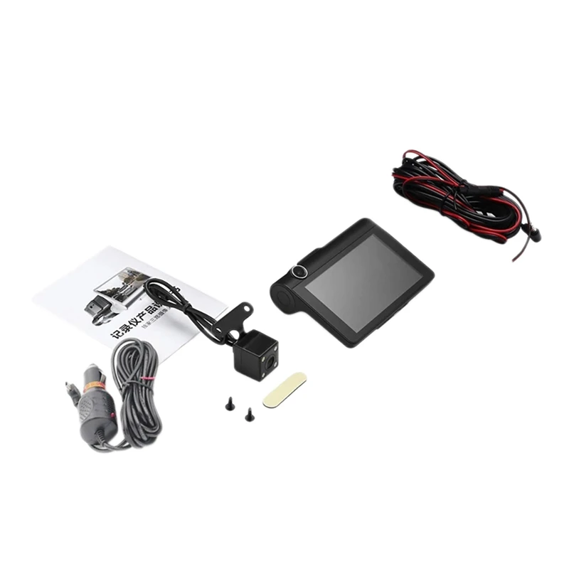 4K IPS HD Screen Driving Recorder 1080P Three Car Camera Night Vision 24Hour Parking Mode 170° Wide-Angle Support 32G
4K IPS HD Screen Driving Recorder 1080P Three Car Camera Night Vision 24Hour Parking Mode 170° Wide-Angle Support 32G