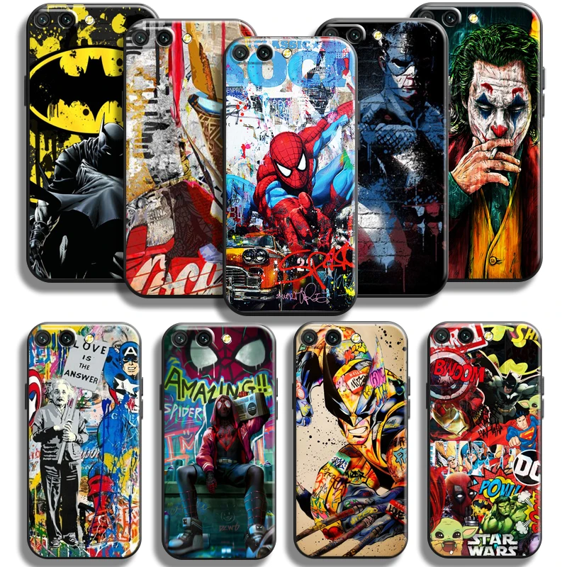 Marvel Street Graffiti For Huawei Honor 10X 9X Lite Pro Honor 10 10i 9 9A Phone Case Liquid Silicon Coque Funda TPU
Marvel Street Graffiti For Huawei Honor 10X 9X Lite Pro Honor 10 10i 9 9A Phone Case Liquid Silicon Coque Funda TPU