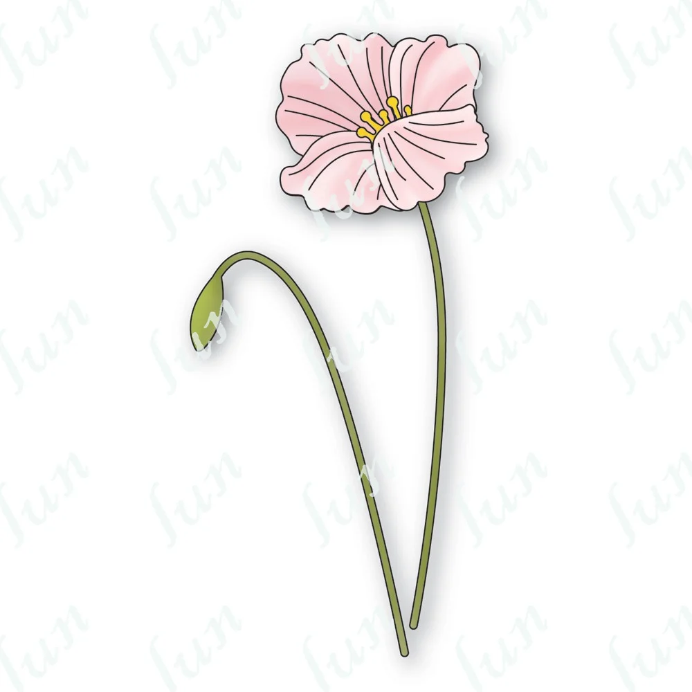 Arrival New Ruffled Poppy Stem Metal Cutting Dies Diy Scrapbooking Photo Album Decorative Embossing Stencil Paper Card Craft Die
Arrival New Ruffled Poppy Stem Metal Cutting Dies Diy Scrapbooking Photo Album Decorative Embossing Stencil Paper Card Craft Die
