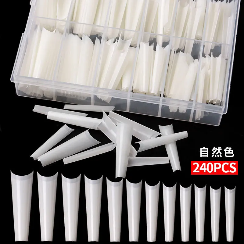 240PCS New Manicure Nail Piece Denim Nail Fake Nails Transparent Natural Color French Flat Head Piece False Nails Press on Nails
240PCS New Manicure Nail Piece Denim Nail Fake Nails Transparent Natural Color French Flat Head Piece False Nails Press on Nails