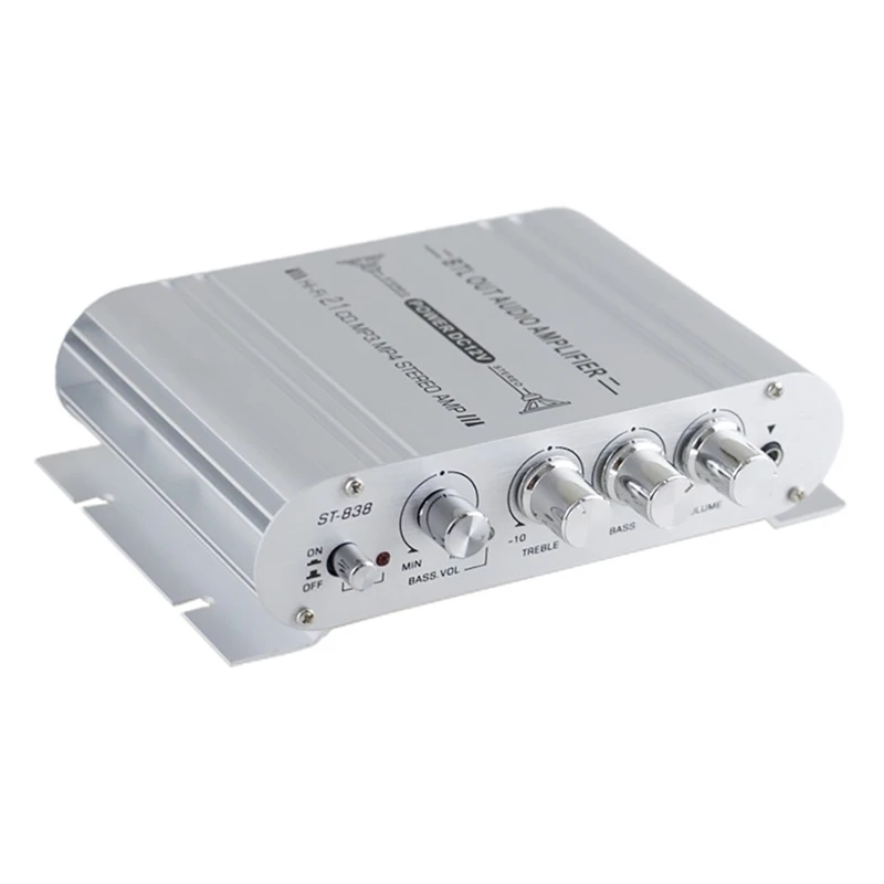12V 400 Watt 2.1Channel Car Audio Stereo Amplifier Speaker Power Class a / B Amp
12V 400 Watt 2.1Channel Car Audio Stereo Amplifier Speaker Power Class a / B Amp