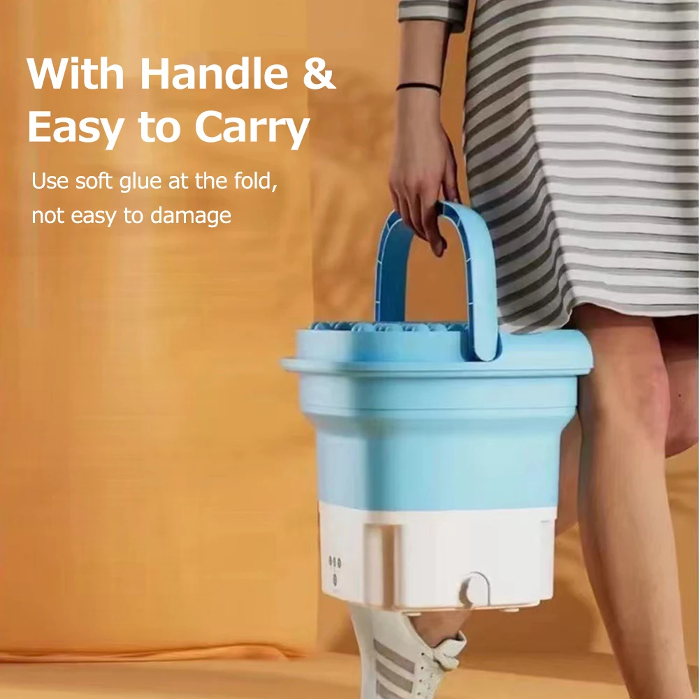 New Folding Washing Machine Mini Portable Fully Semi-automatic Wash Fruit Electric Touch Button Household Washer Foldable Barrel
New Folding Washing Machine Mini Portable Fully Semi-automatic Wash Fruit Electric Touch Button Household Washer Foldable Barrel